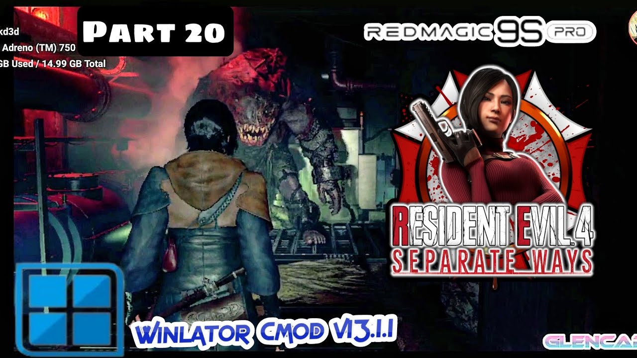 Resident Evil 4 Remake Separate Ways Part 20 Custom Set 720p Winlator Cmod v13.1.1 Android Offline