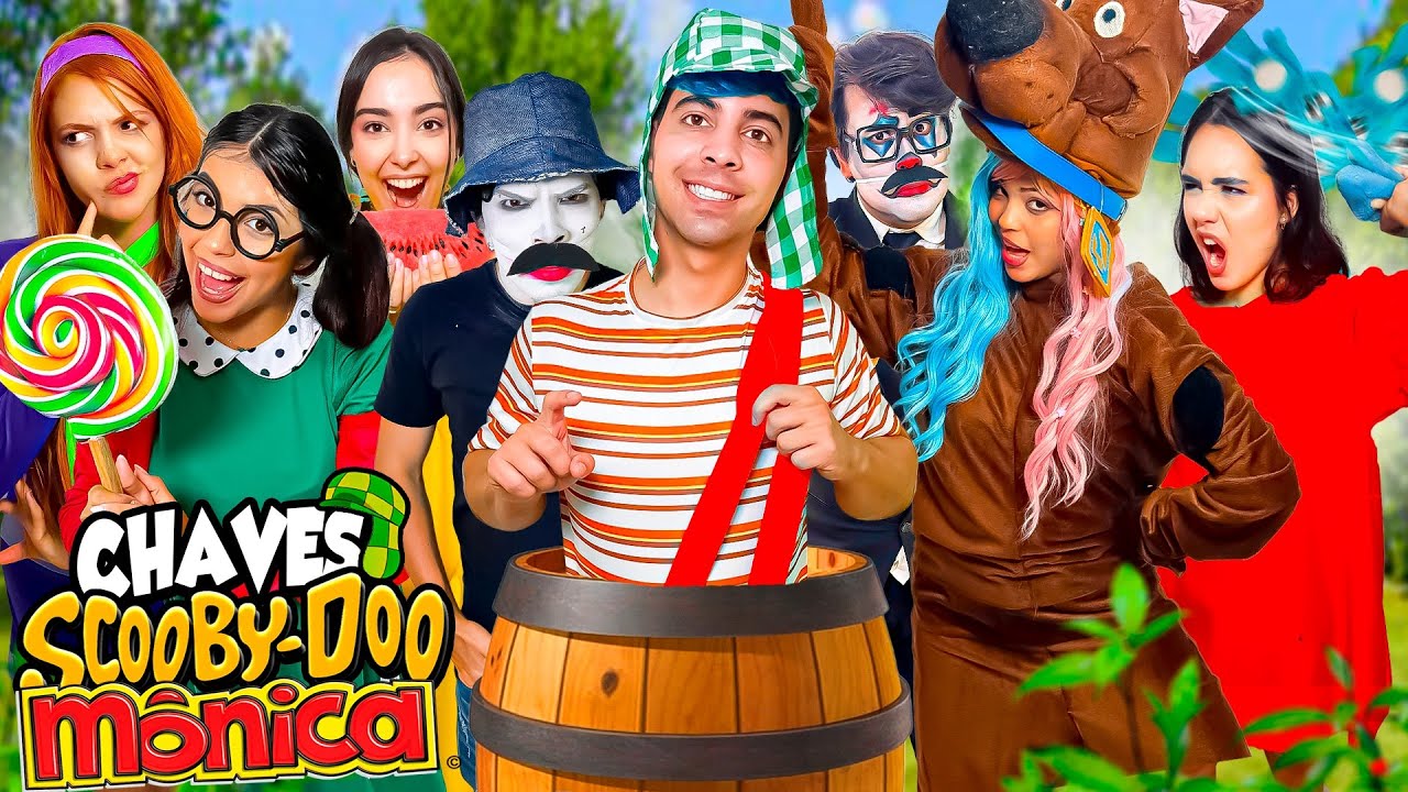 NOS TRANSFORMAMOS NA TURMA DA MONICA , SCOOBY DOO E CHAVES!! QUAL A MELHOR?!