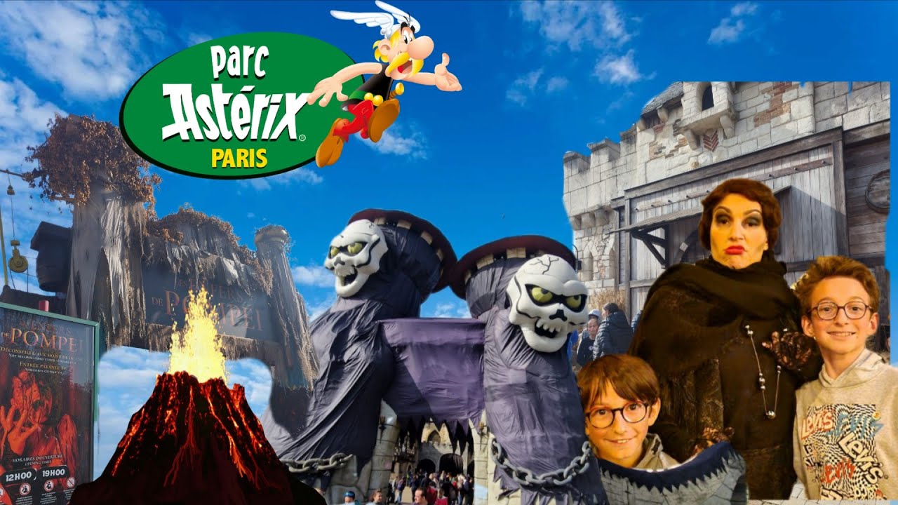 On boit un verre au sanglier borgne et on affronte les enfers de Pompei ( Parc Astérix )#parcasterix