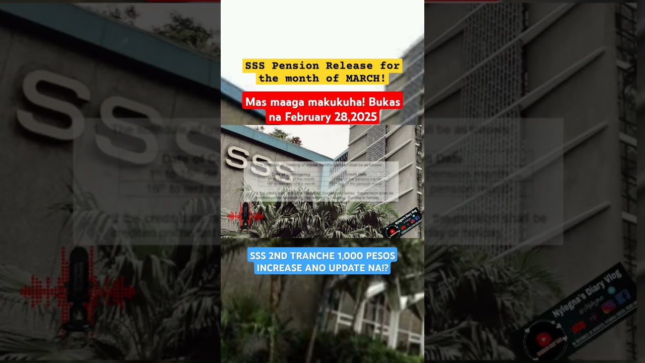 ⛔MAS MAAGA MATANGGAP ANG SSS PENSION RELEASE FOR MARCH!FEB.28 BUKAS! 1K PENSION INCREASE ANU UPDATE?