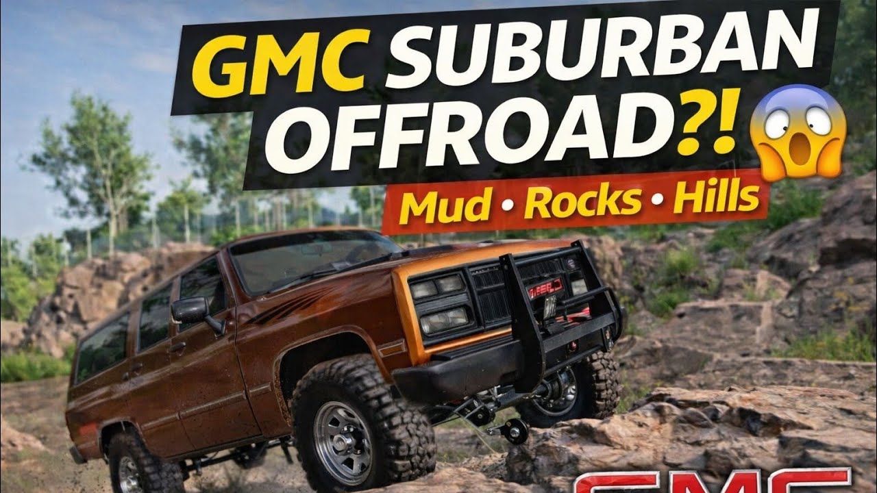 ⚡️💥GMC Suburban | Mud, Rocks & Hills Offroad Test