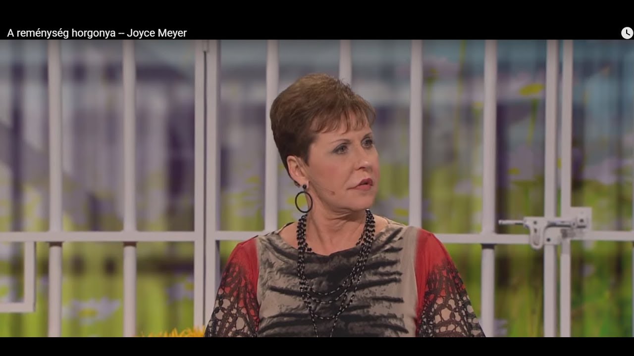 A reménység horgonya  --  Joyce Meyer