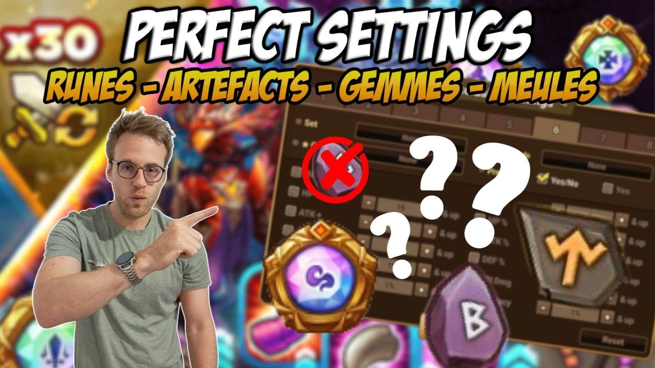 MES MEILLEURS SETTINGS POUR FARMER EN TOUTE SERENITE ! - Summoners War Tuto