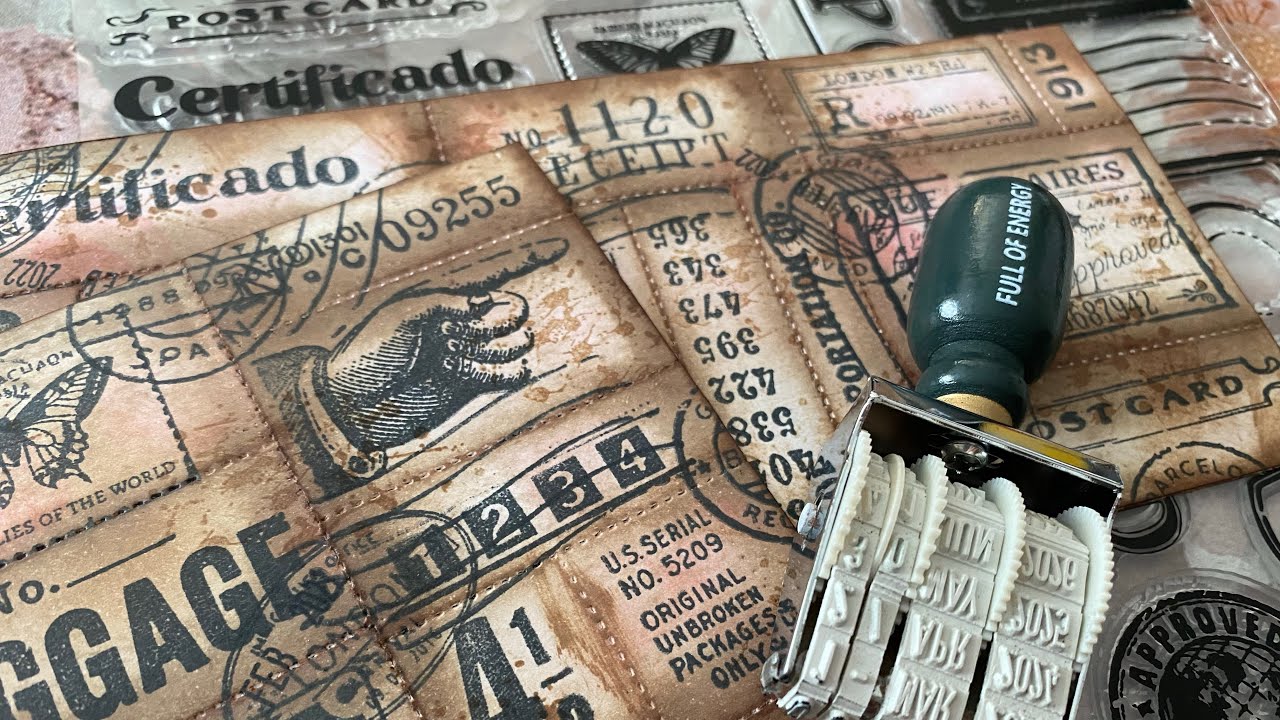 TUTO DES FONDS ET ETIQUETTES VINTAGE