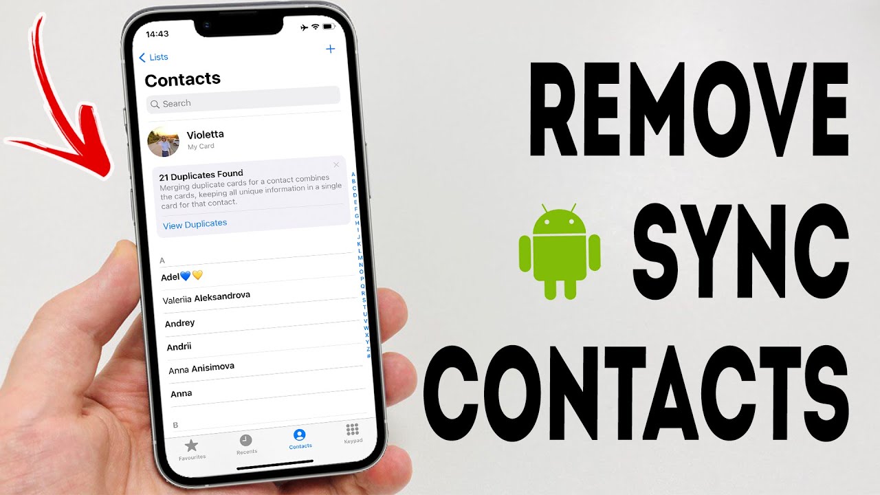 How To Remove Gmail Sync Contacts From Android Phone - Full Guide