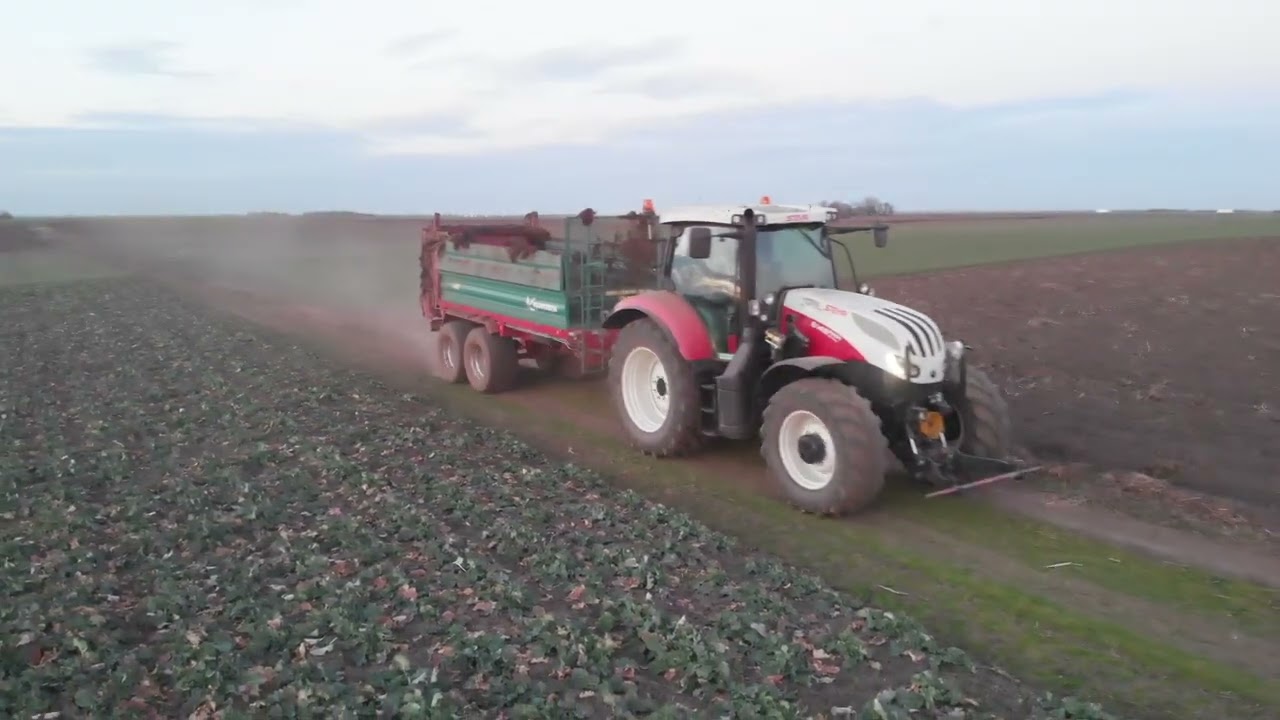 Steyr 6145 profi & Farmtech manure
