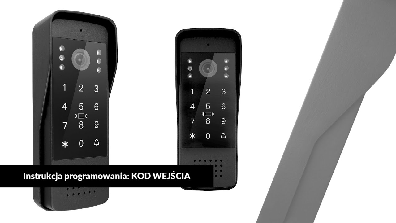 Ustawienie kodu wejścia: kaseta zewnętrzna Eura VDA-84A3 | Wideodomofon VDP-86A3