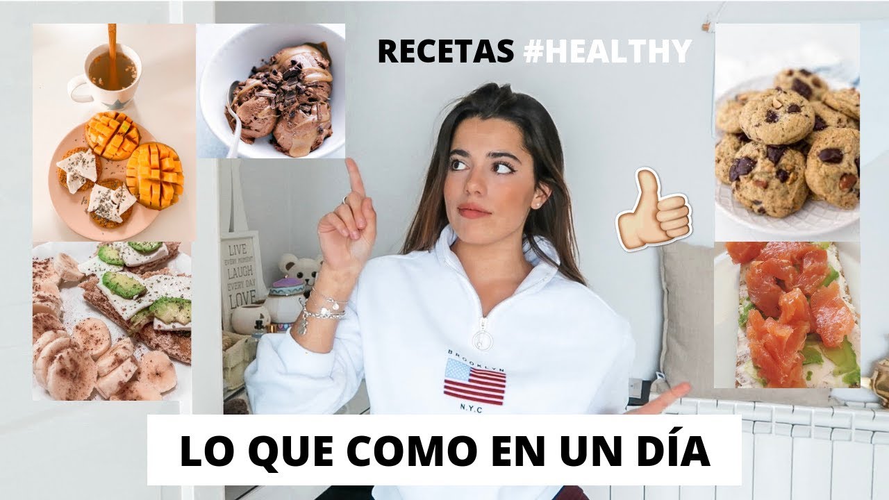 LO QUE COMO EN UN DÍA + RECETAS SANAS Y RICAS 🍋🍽️🍪 | Museecoco