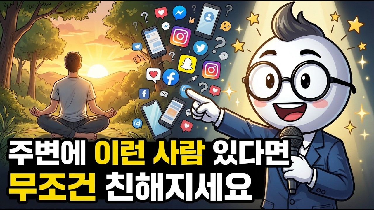 주변에 이런 사람 있다면 무조건 친해지세요. SNS를 안 하는 사람들이 가진 특별한 능력