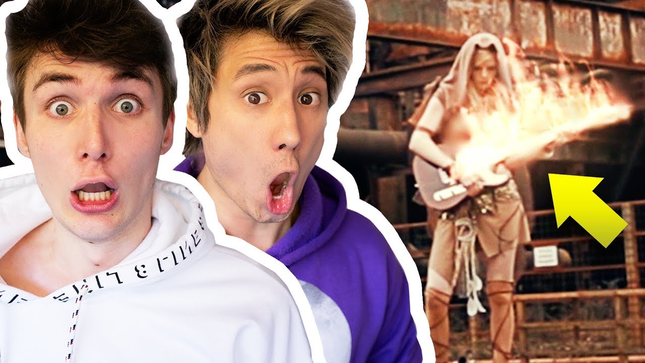 Julien Bam SANDMANN EFFEKTE (Brennende Gitarren) // Angeschrien