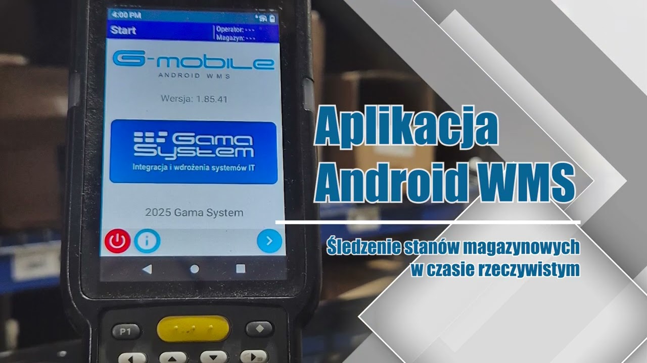 G-mobile WMS program do zarządzania magazynem