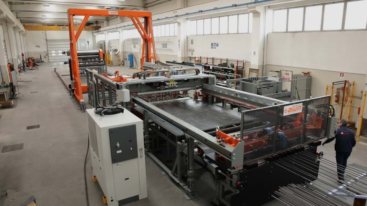 PREFLEX T - Plant for flat and curved mesh production for tunnel reinforcement - AWM srl