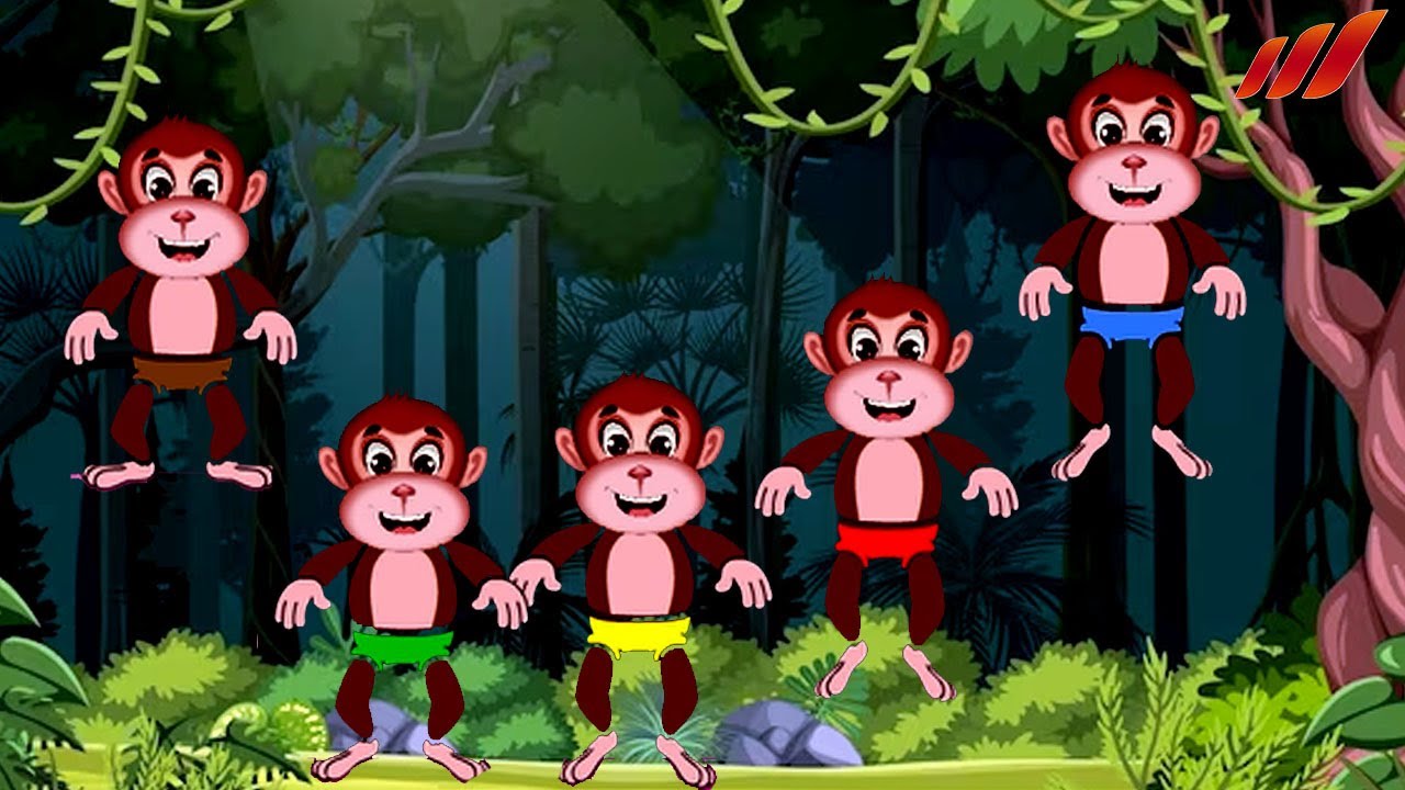 Five Little Monkeys Jumping On The Bed | Children Nursery Rhyme | Rhymes and Kids Songs | #AR Rhymes