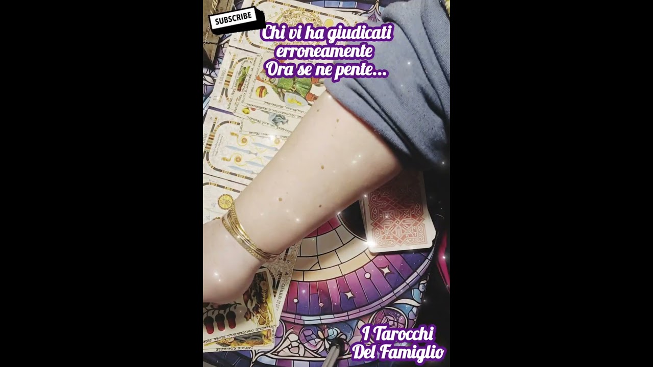 Chi vi ha malgiudicato ora se ne pente #tarot