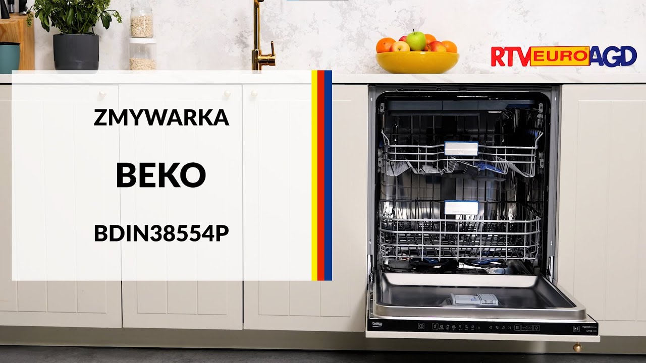 Zmywarka Beko BDIN38554P – dane techniczne – RTV EURO AGD