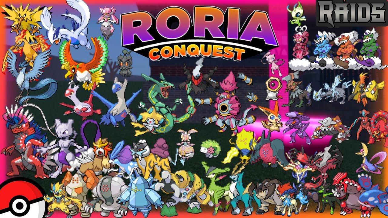 How To Access 6 Star Raids (Get any Mythical & Legendary) In Pok&eacute;mon Brick Bronze | Roria Conquest