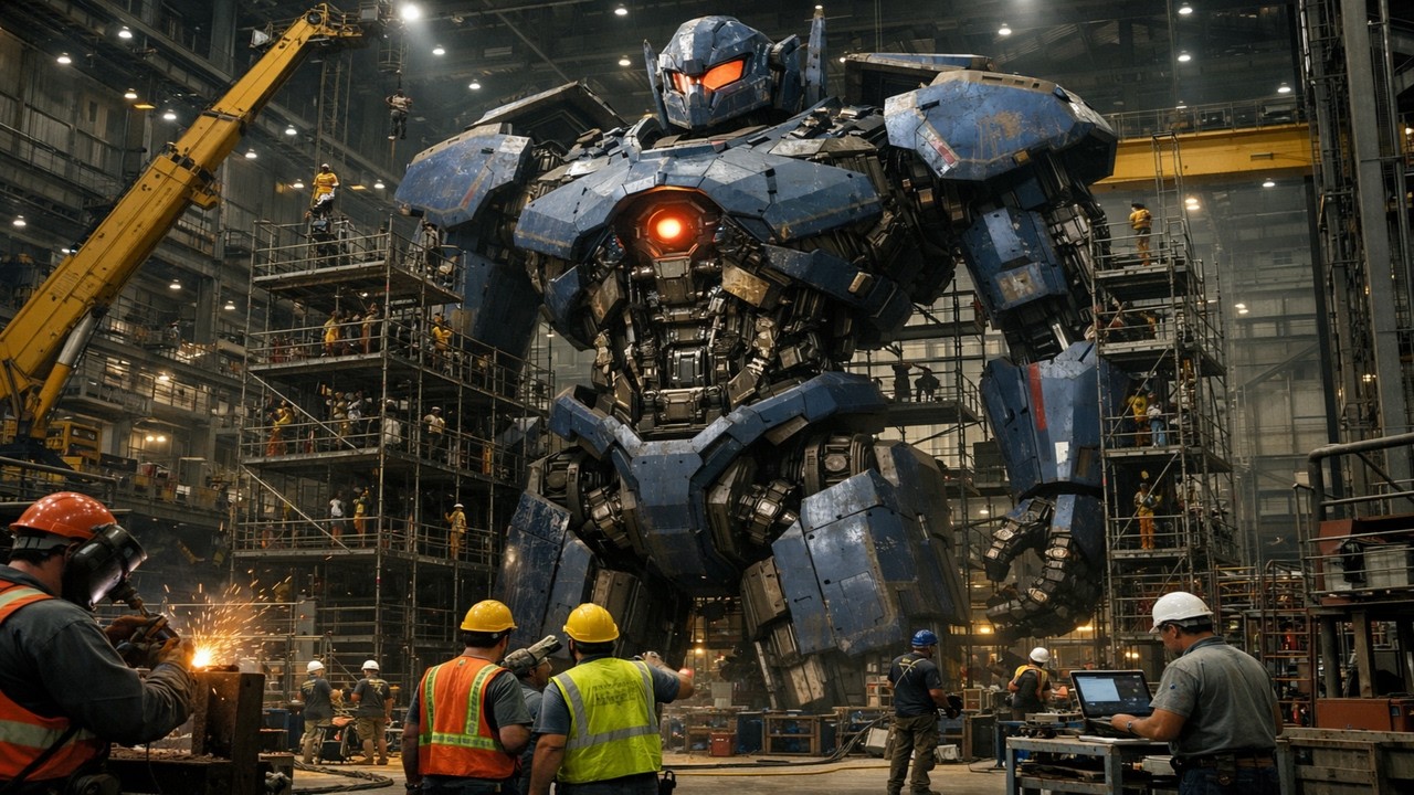 They Built a Real Pacific Rim Style Giant Robot  And It's Massive