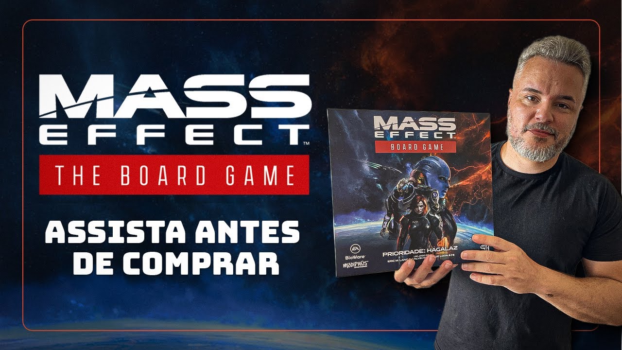 Mass Effect Board Game: bom, mas FALTOU TEMPERO