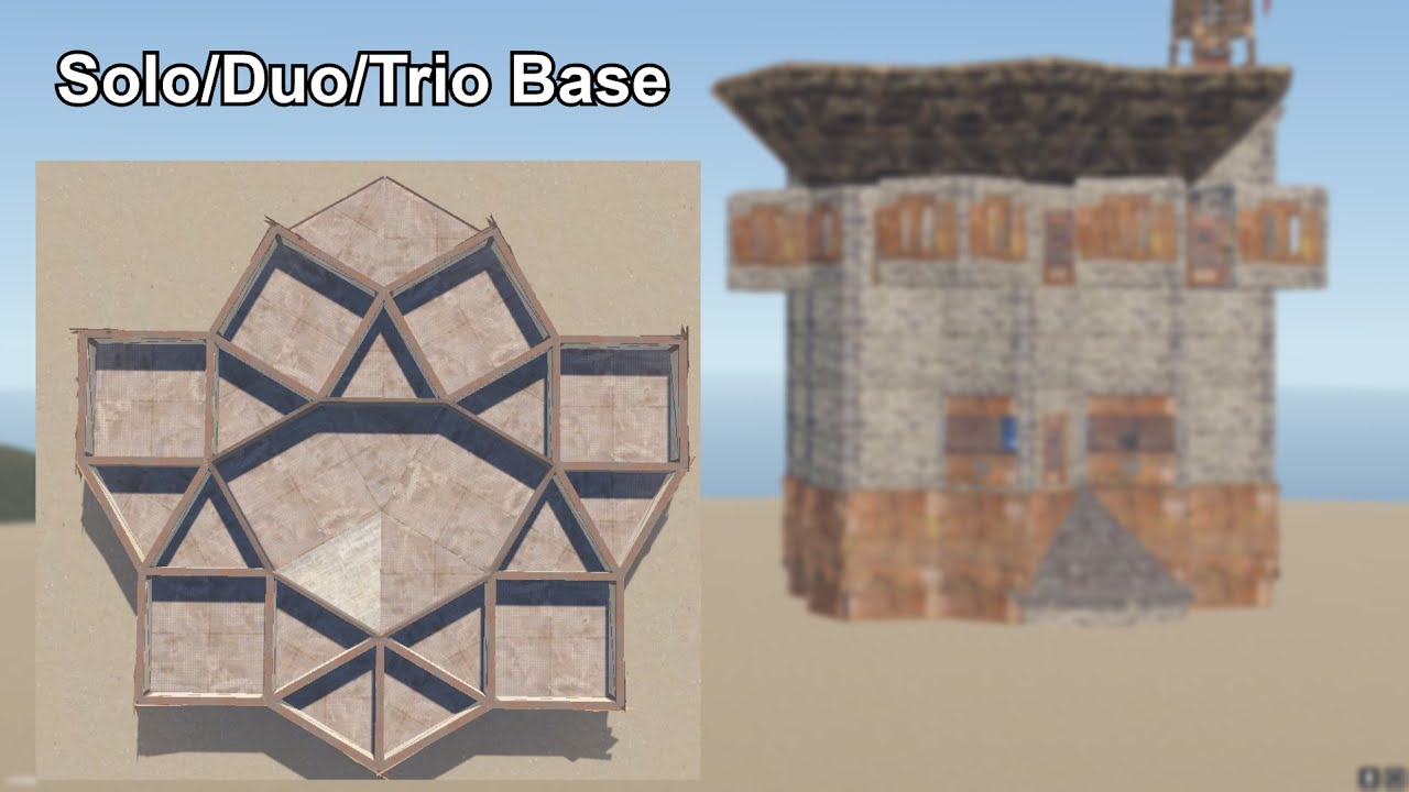 The dream solo/duo/trio rust base (Strong)