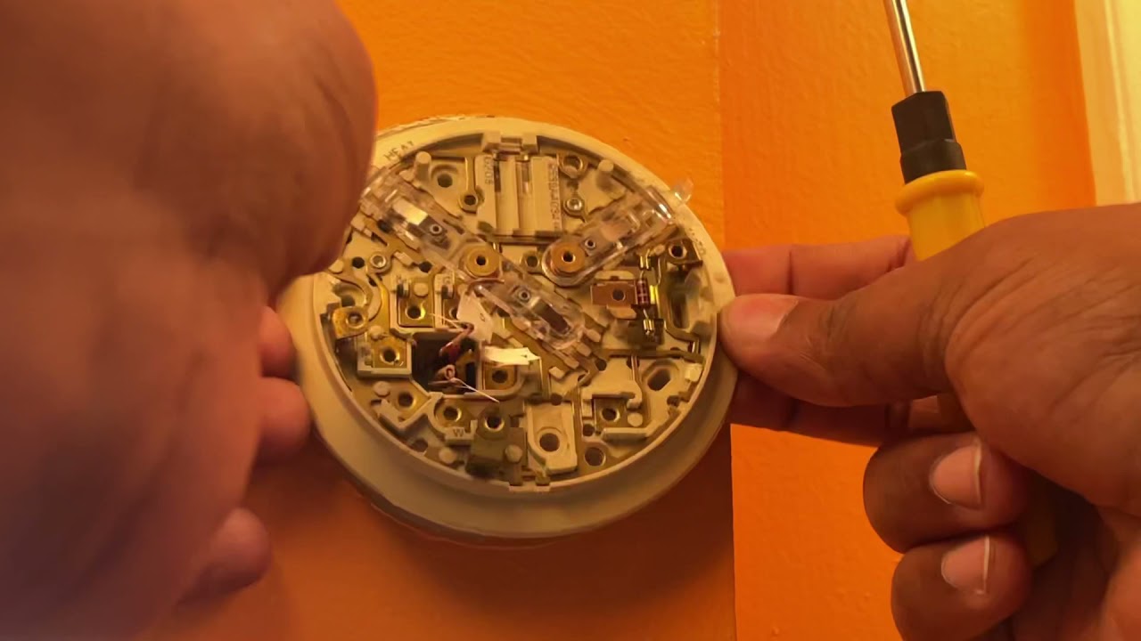 How to replace old broken thermostat with Honeywell Home CT87N The Round Non-Programmable Thermostat
