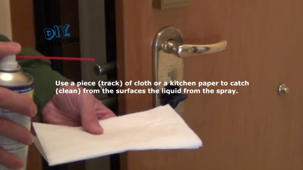How to Lubricate the Security Door Mechanisms | How to Lubricate Locks and Door Hinges