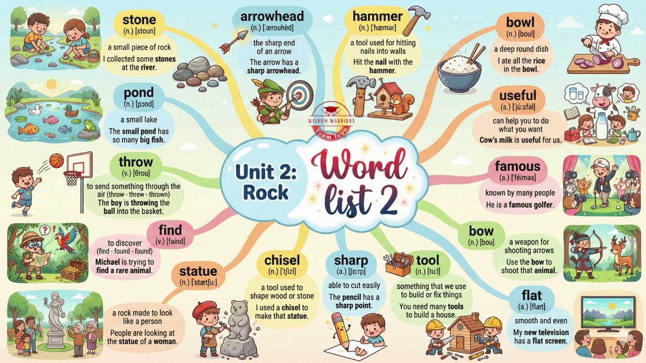 #9 Mind map | Reading for vocabulary | Level B | Lesson 1 | Team Luon Say hi | 