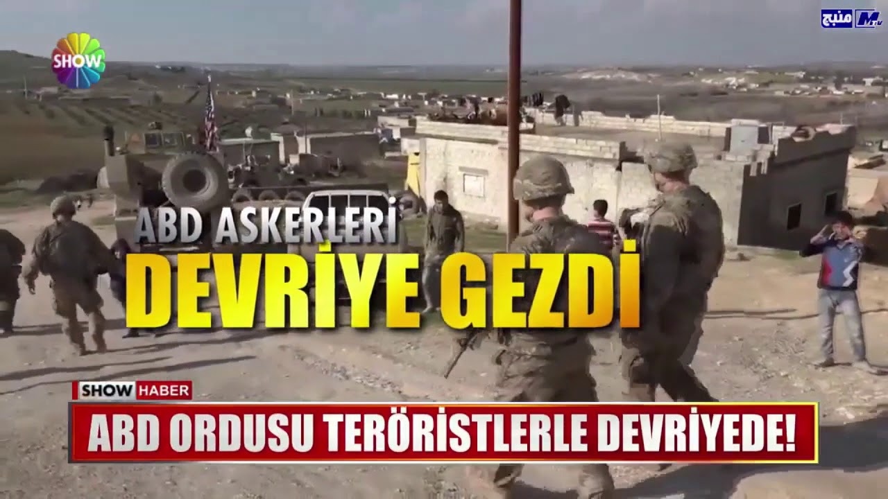 ABD ordusu ter&ouml;ristlerle devriyede!