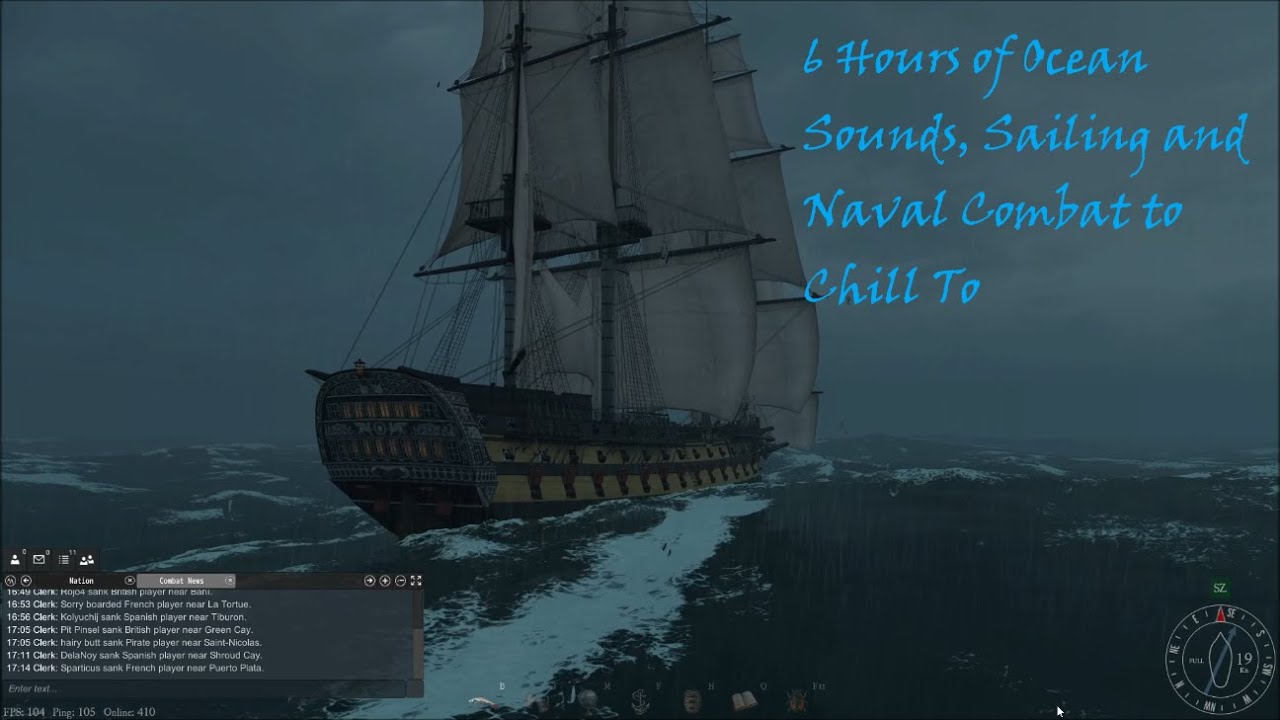6 Hours of Ocean Sounds, Sailing and Naval Combat to Chill To - 