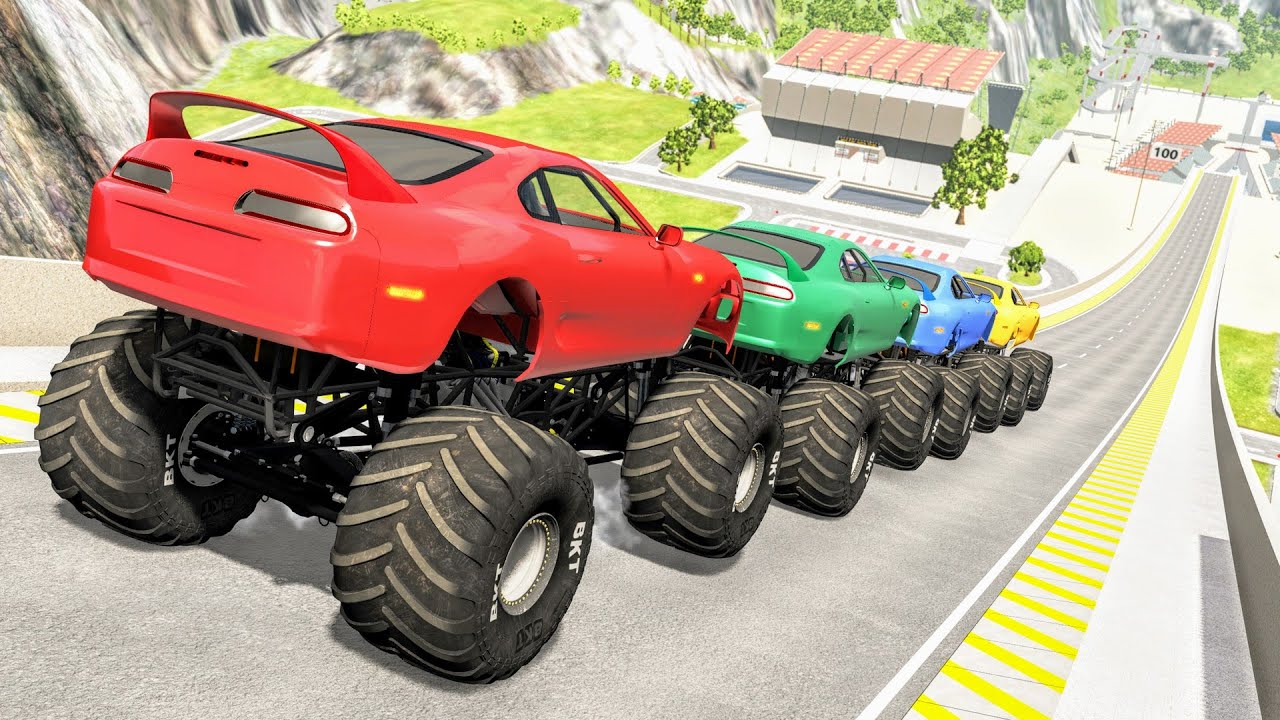 Epic High Speed Car Jumps #149 – BeamNG Drive | CrashBoomPunk