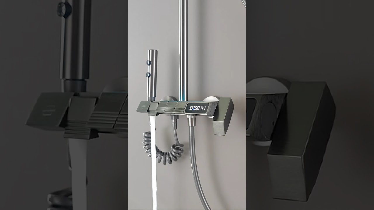 RB20145 Columna Ducha Moderna 4 Funciones Pantalla Digital Leforge