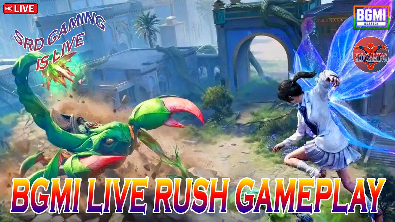 🔴 LIVE - BGMI 4.2 NATURE MODE ||LIKE||SUBSCRIBE||SHARE||SRD GAMING IS LIVE||#SPIDEY_IS_LIVE
