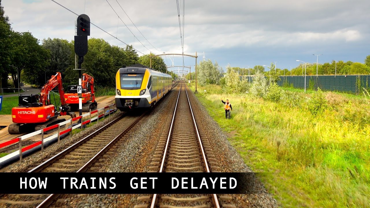 🇳🇱 [HDR] Broken cable and passing a red signal: Wijchen - Dordrecht FLIRT 20/9/2023