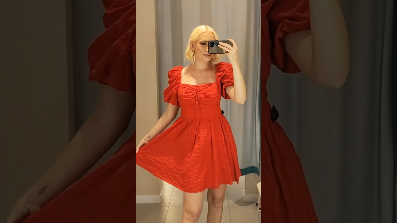 Try on haul H&M Dress. Fashion haul #H&M #shorts #fashion #tryon #tryonhaul #dress #outfitideas