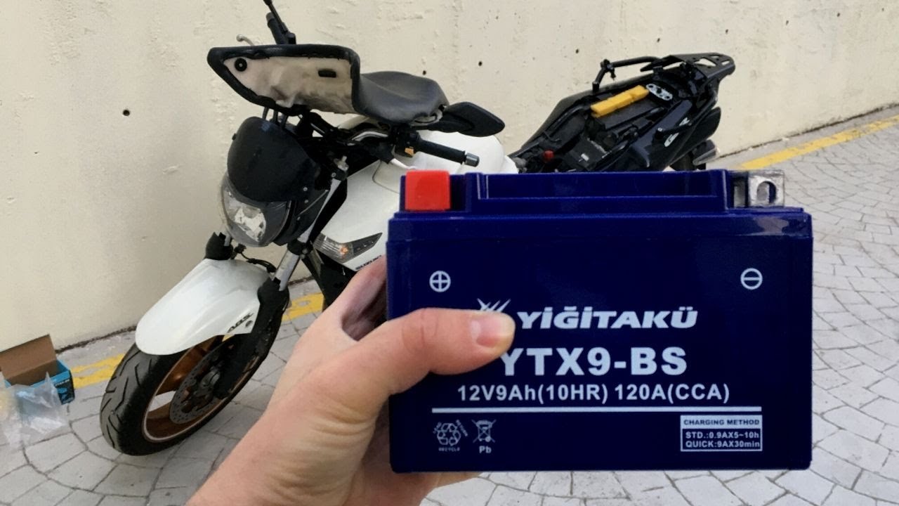 Motosiklet Akü Değişimi | Suzuki GSR 600 | Motorcycle Battery Change | Yiğit Akü YTX9-BS
