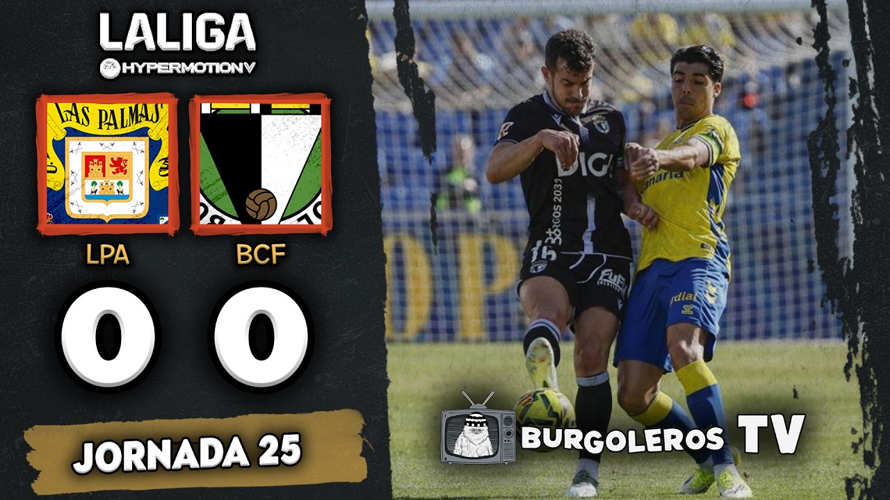 LAS PALMAS - BURGOS CF (0-0) | POST-PARTIDO | Jornada 25 | Diego Arce