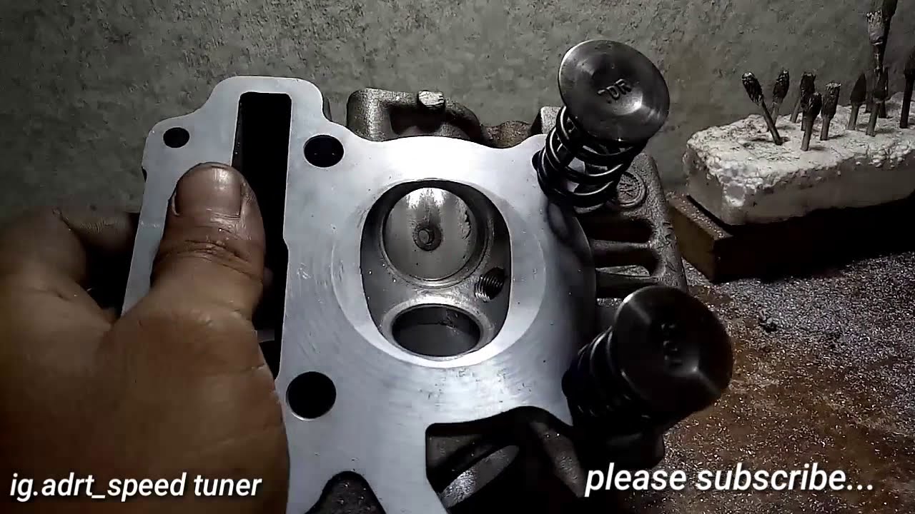 Porting Head VEGA ZR Klep TDR 23.27 130cc gastrax/Adventure