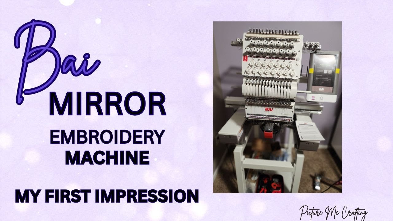 BAI Embroidery Machine Unboxing |What Came In The Box First Impressions