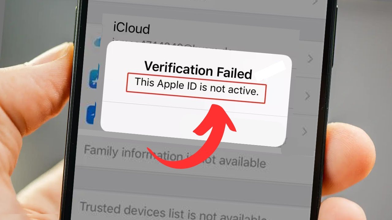 Этот Apple ID не активен/Проверка не пройдена. Этот Apple ID не активен. Решение проблемы iPhone