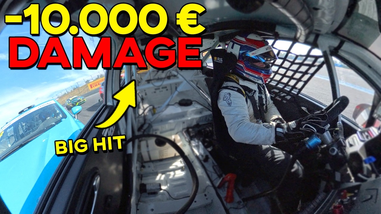 I Got CRASHED AGAIN! - Clio Cup Europe Magny Cours Race 2