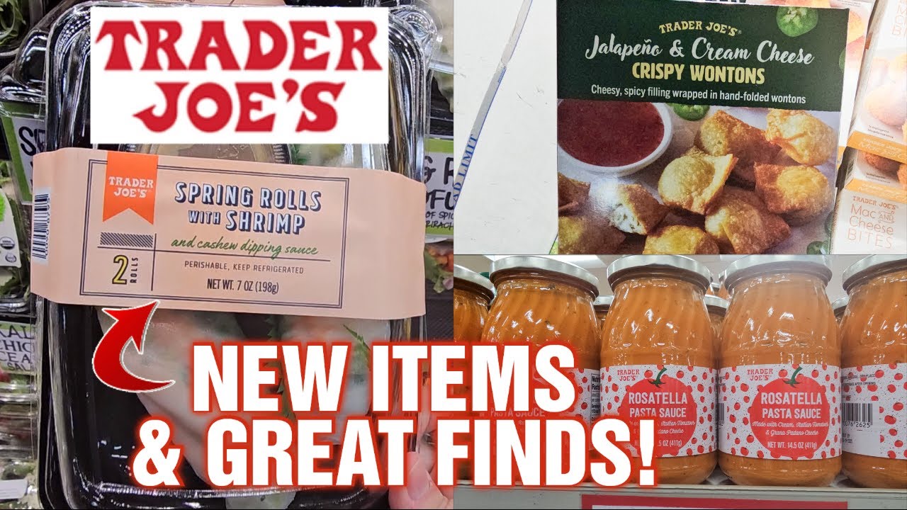 TRADER JOE'S  NEW ITEMS & GREAT FINDS for January 2024! A FAVORITE IS BACK!