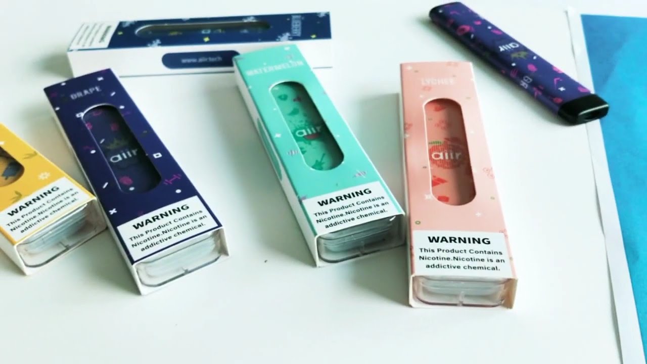 Vape disposable from Aiir tech, 300puffs 6 flavor portable Ecig