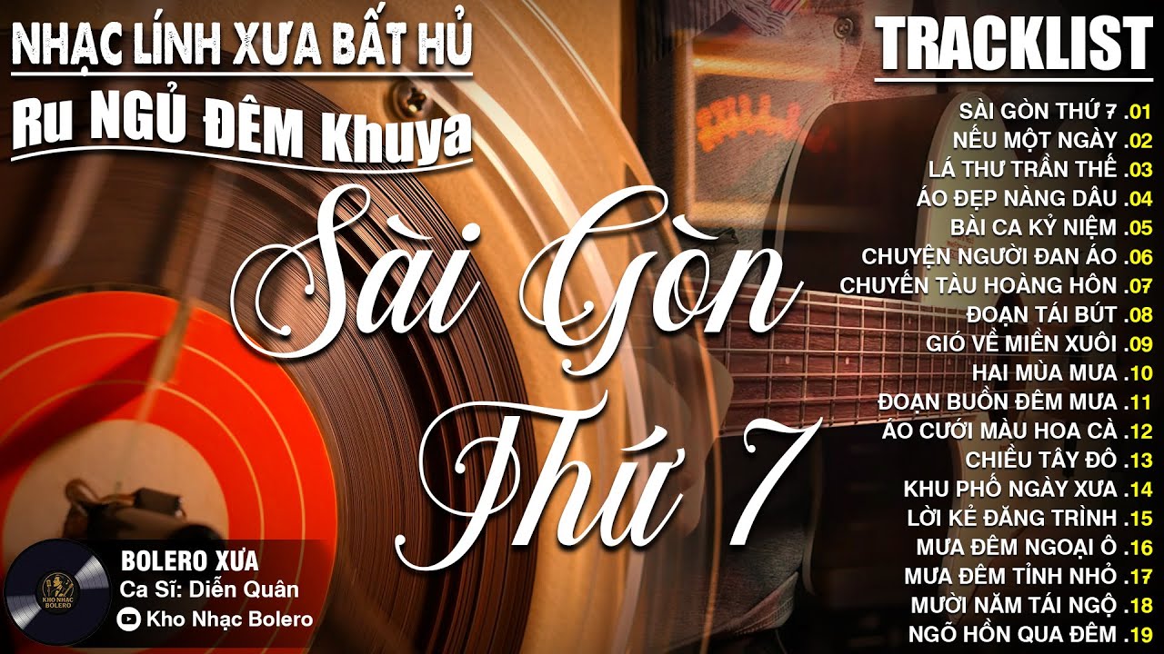 SÀI GÒN THỨ 7 ➤ LK Nhạc Vàng Hải Ngoại Xưa Bất Hủ Dễ Nghe Dễ Ngủ - Nhạc Xưa DIỄN QUÂN Cực Êm Tai