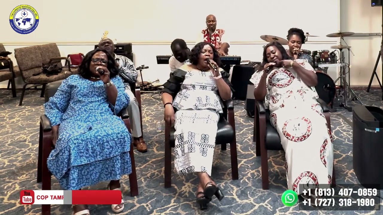 POWERFUL PENTECOSTAL  WORSHIP BY THE CHURCH OF PENTECOST TAMPA CENTRAL ASSEMBLY FLORIDA USA…
