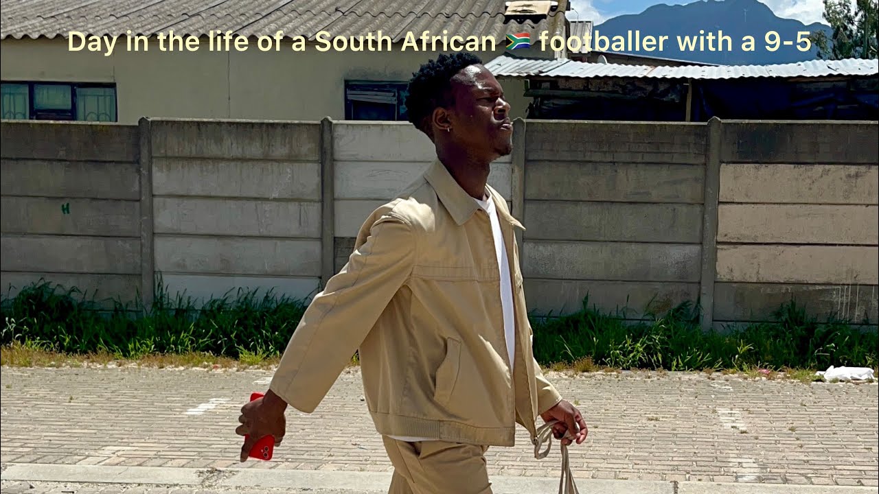 Day In The Life Of A South African 🇿🇦 Footballer with a 9-5