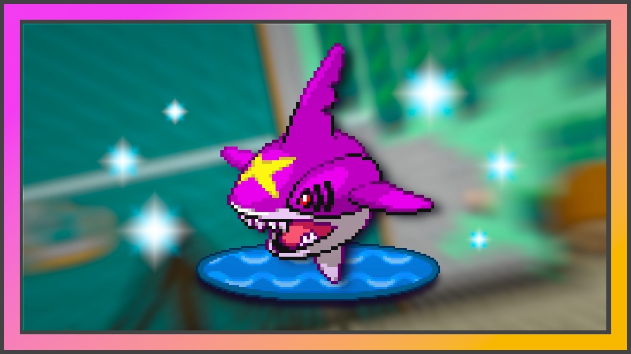 [LIVE] Shiny Sharpedo after 1592 Rippling Fishing Encounters in Black 2