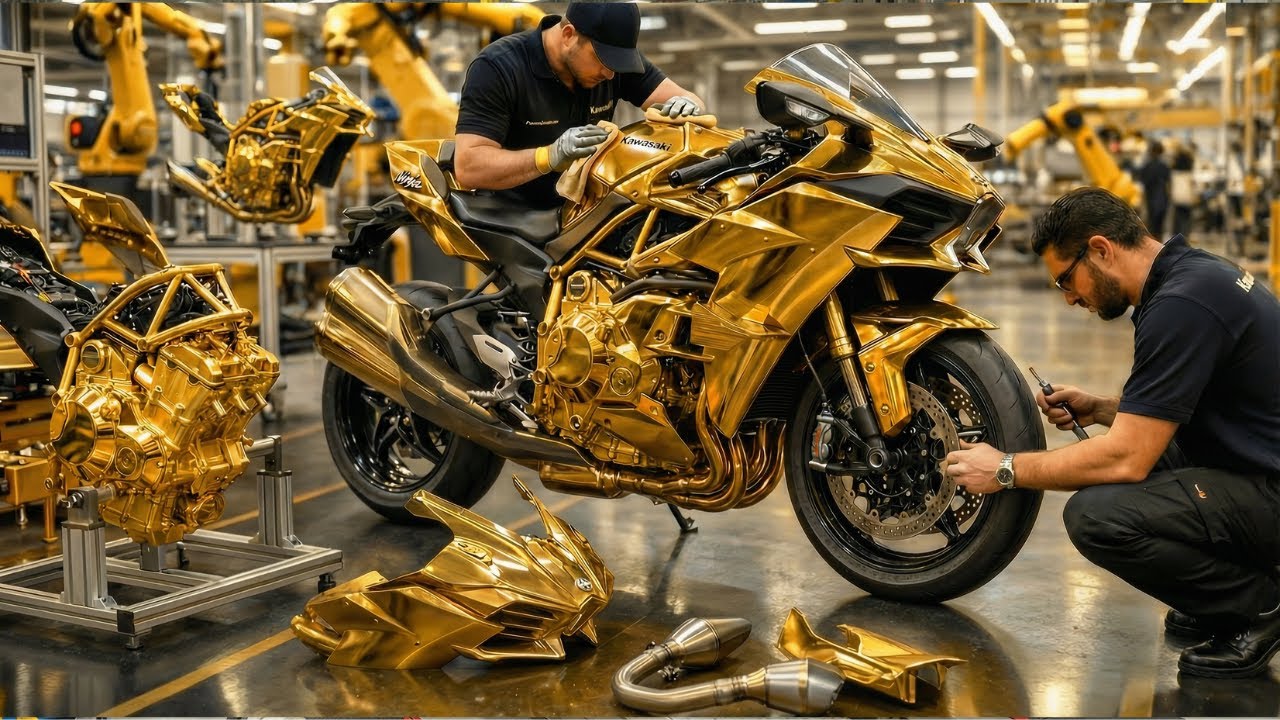Inside the Solid 24K Gold H2R Factory: How a Pure Gold Track Bike Is Built (Full Process)