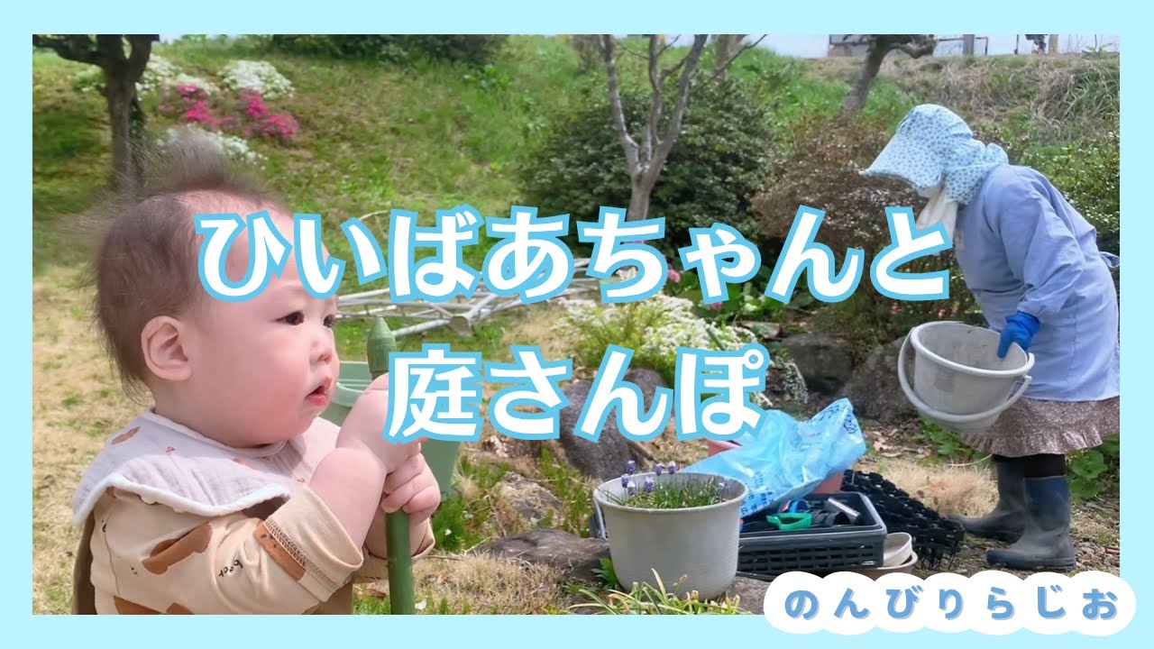 【SechuRadio】ひいばあちゃんと庭さんぽ☀️【春日和】