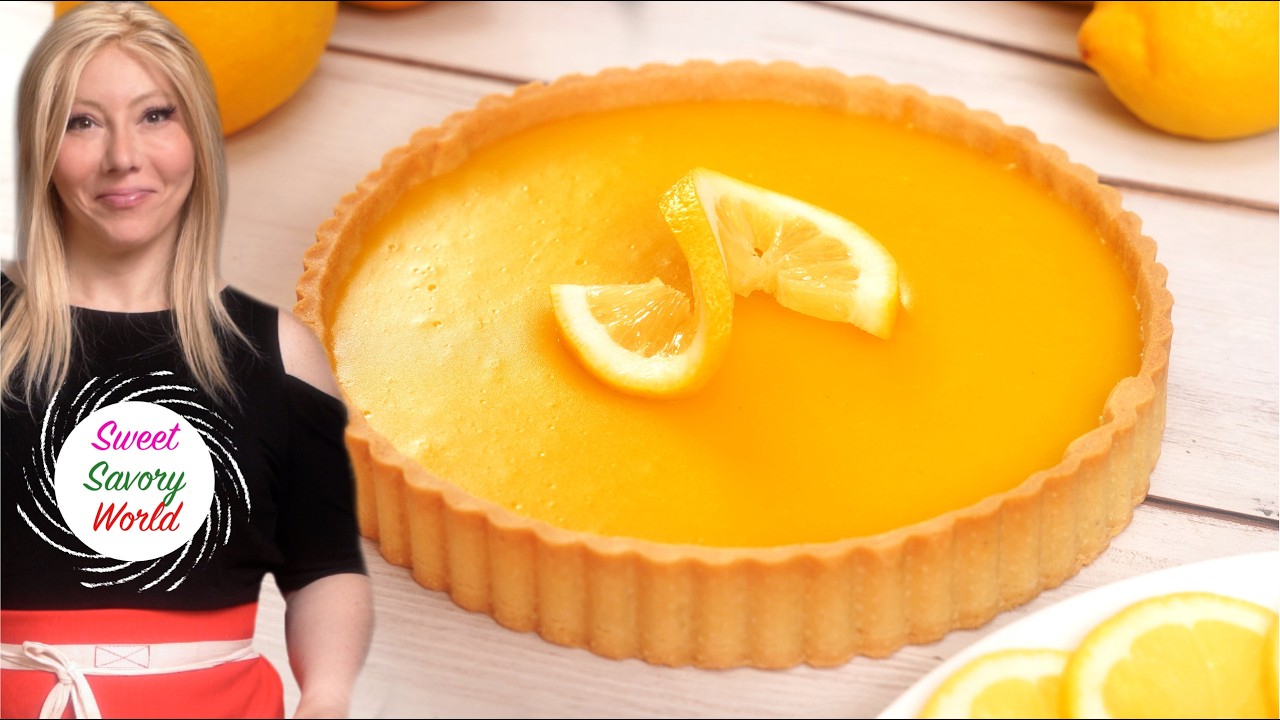 Perfect Lemon Tart Recipe (Tarte au Citron) 🍋 Masterclass
