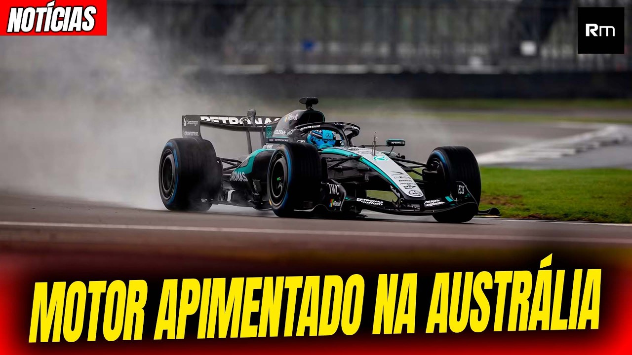 MOTOR MERCEDES APIMENTADO NA AUSTRÁLIA / FERRARI DESENVOLVIMENTO / RED BULL NEGA FAVORITISMO #f1