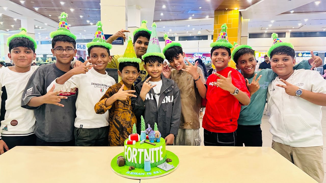 11th Birthday Party! ❄️🎉Snow World Fun | Trampoline Madness | Cake Cutting Celebration  🎂Hilite Mall